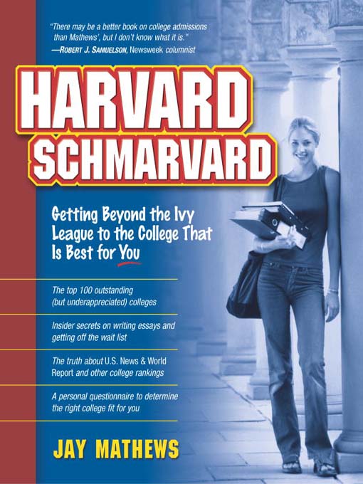 Title details for Harvard Schmarvard by Jay Mathews - Available